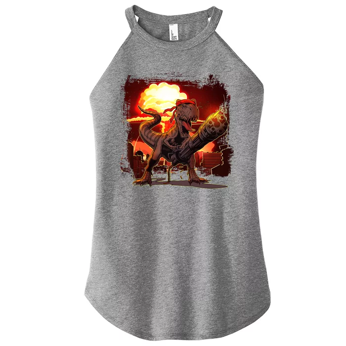 Comic Book Action Hero Movie Trex Dinosaur Women’s Perfect Tri Rocker Tank