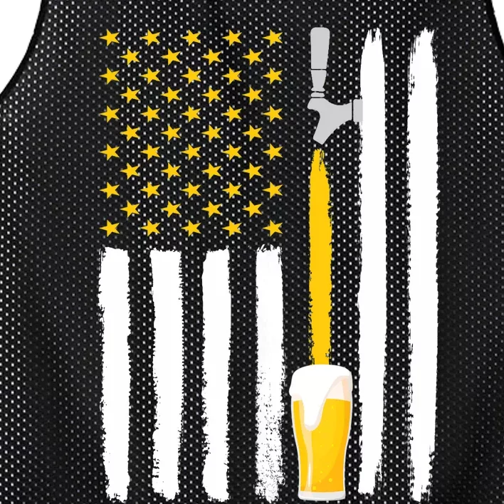 Craft Beer American Flag USA Mesh Reversible Basketball Jersey Tank