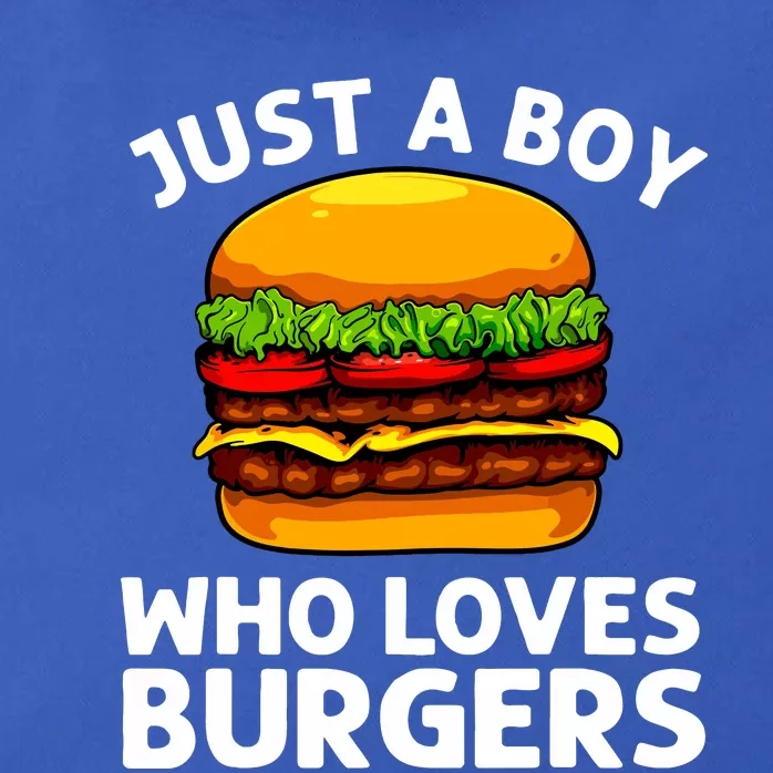 Cool Burger Art For Boy Hamburger Cheeseburger Lover Zip Tote Bag