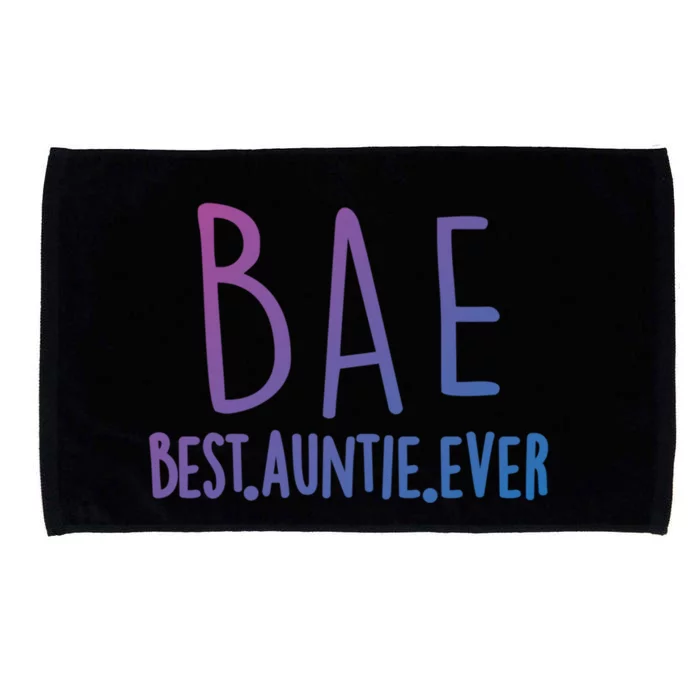 Cool Best Auntie Ever Bae Funny Gift Jumper Microfiber Hand Towel