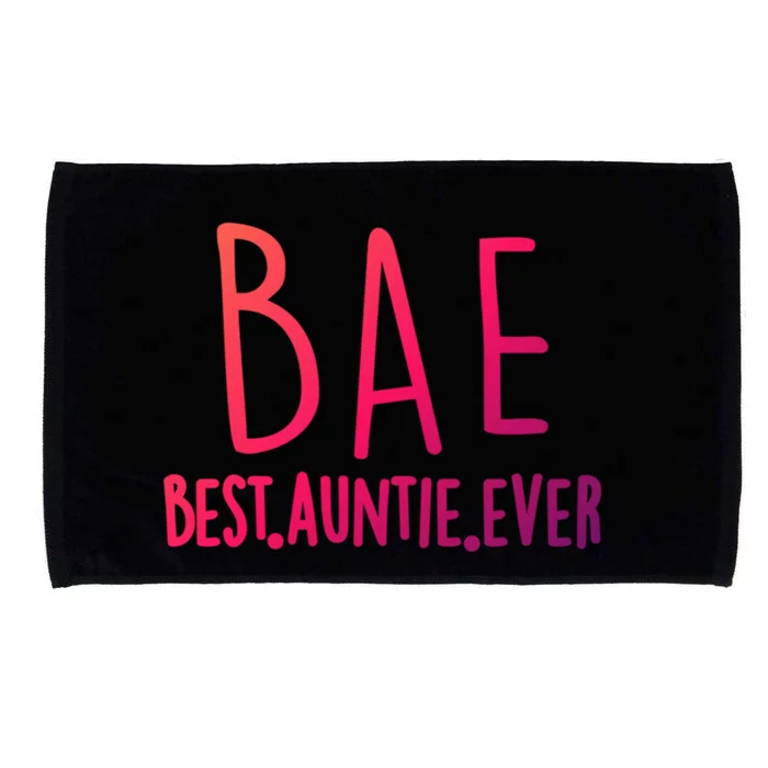 Cool Best Auntie Ever Bae Funny Gift Jumper Microfiber Hand Towel