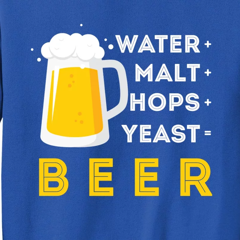 Craft Beer And Homebrewing Or Water Malt Hops Yeast Beer Gift Sweatshirt