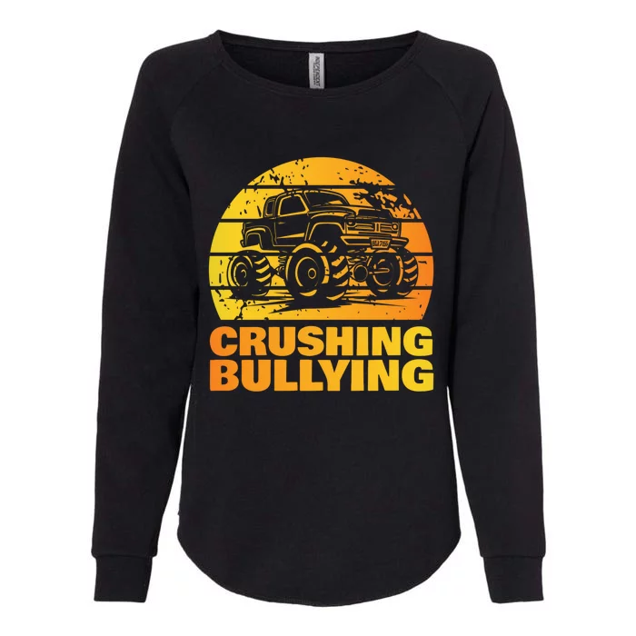 Crushing Bullying Anti Bullying Awareness Month Womens California Wash Sweatshirt