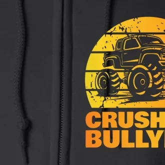 Crushing Bullying Anti Bullying Awareness Month Full Zip Hoodie