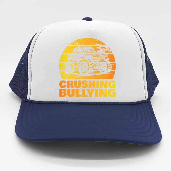 Crushing Bullying Anti Bullying Awareness Month Trucker Hat