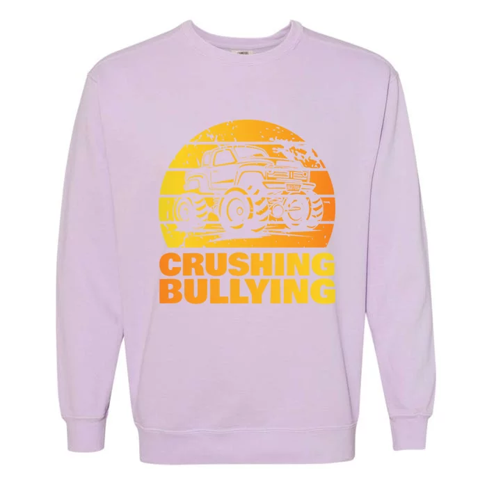 Crushing Bullying Anti Bullying Awareness Month Garment-Dyed Sweatshirt