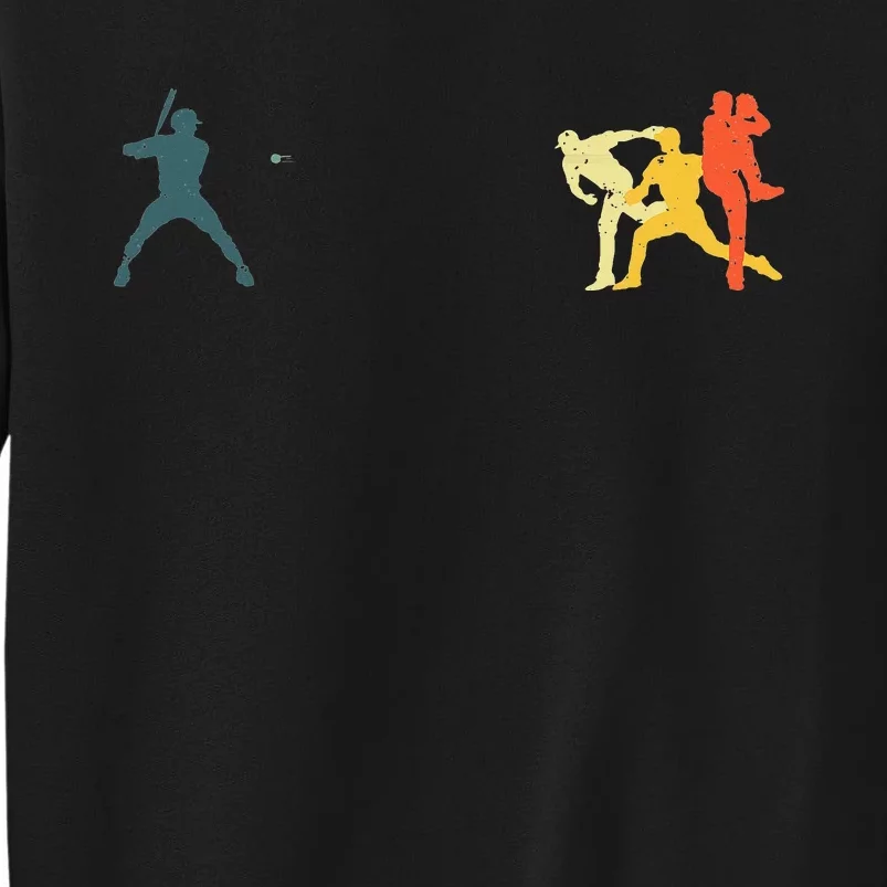 Cool Baseball Art For Baseball Player Sport Lovers Tall Sweatshirt