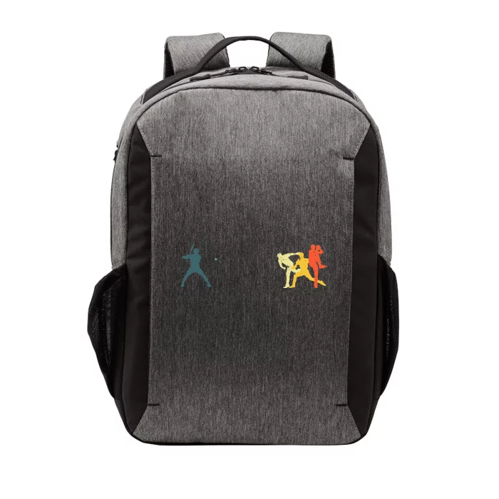 Cool Baseball Art For Baseball Player Sport Lovers Vector Backpack