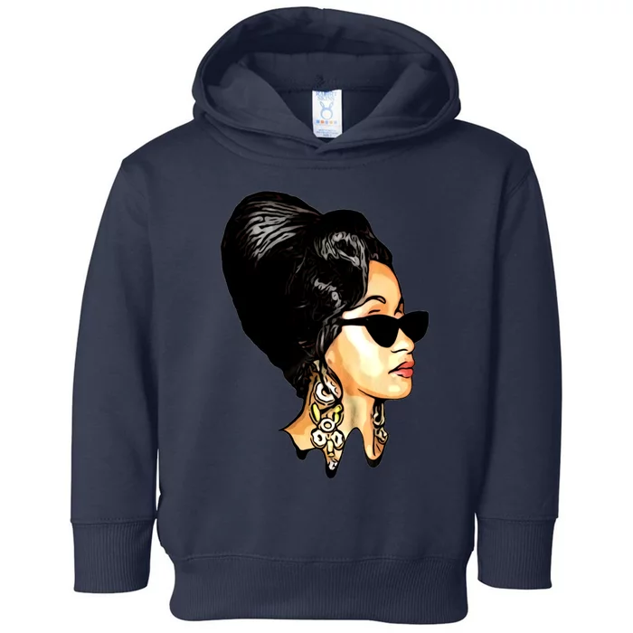 Cardi B Art Lover Toddler Hoodie