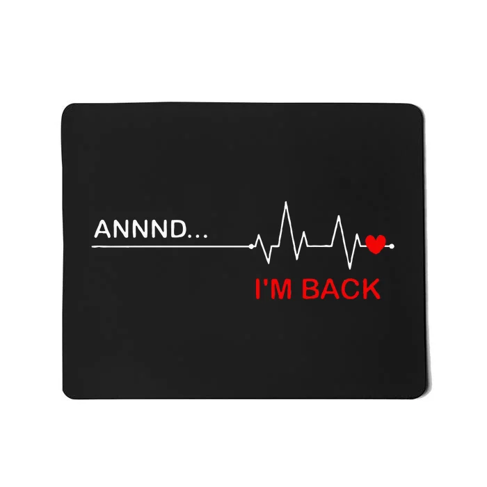 Coronary Bypass Artery Open Heart Diseases Surgery Heartbeat Mousepad