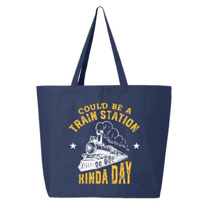 Could Be A Train Station Kind of Day 25L Jumbo Tote