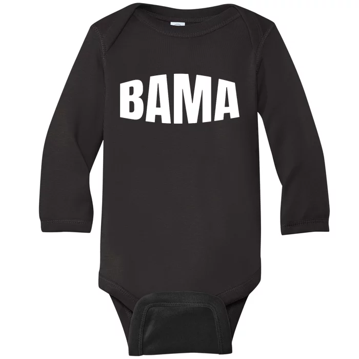 Cool Bama Alabama Pride Gift Baby Long Sleeve Bodysuit