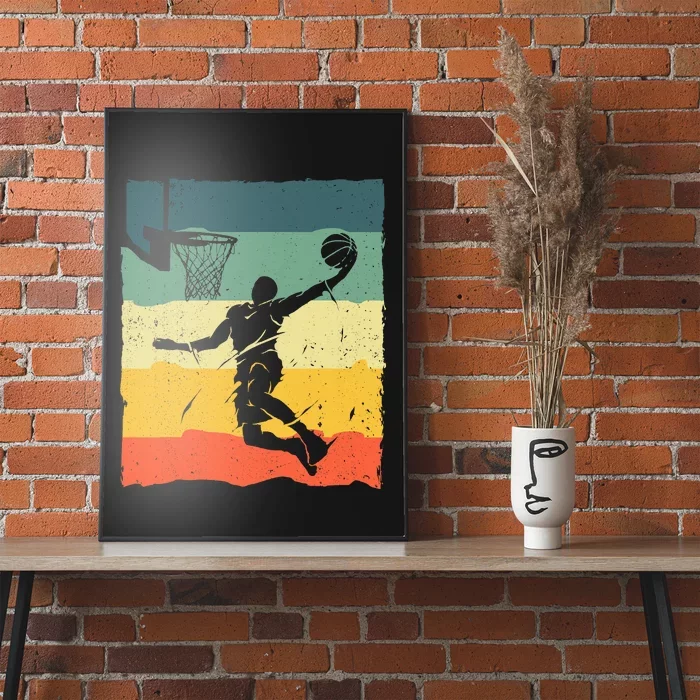 Cool Basketball Art For Vintage Basketball Player Poster