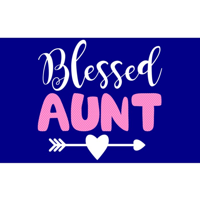 Cute Blessed Aunt Auntie Gift Funny Aun Gift Bumper Sticker