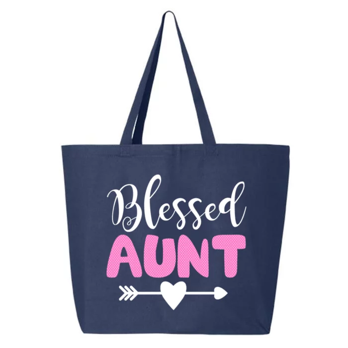 Cute Blessed Aunt Auntie Gift Funny Aun Gift 25L Jumbo Tote