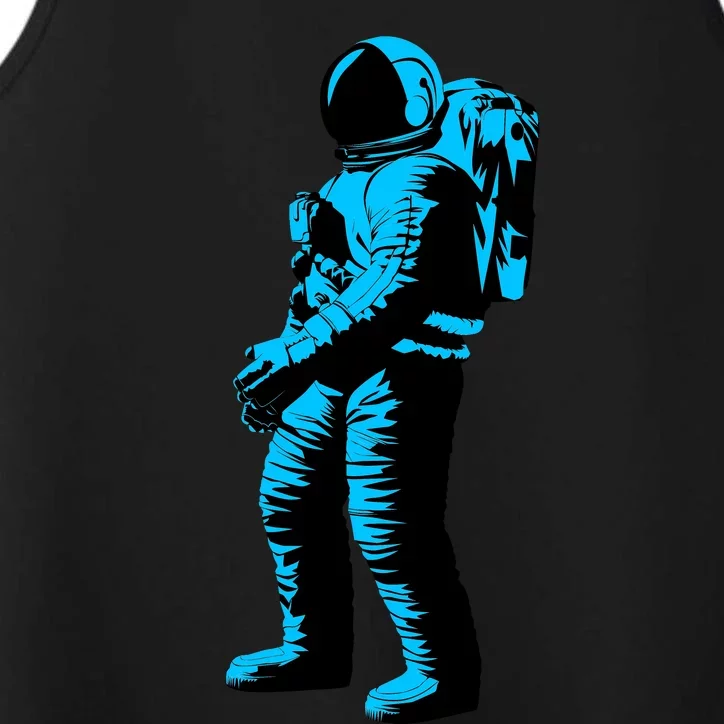 Cool Blue Astronaut Performance Tank