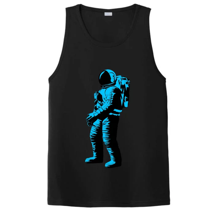 Cool Blue Astronaut Performance Tank