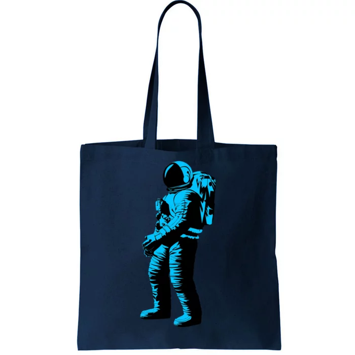 Cool Blue Astronaut Tote Bag