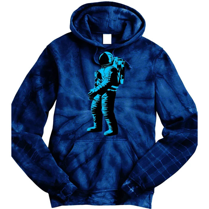 Cool Blue Astronaut Tie Dye Hoodie