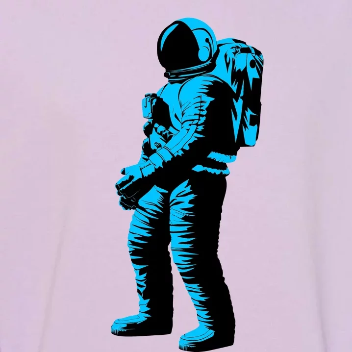 Cool Blue Astronaut Garment-Dyed Sweatshirt