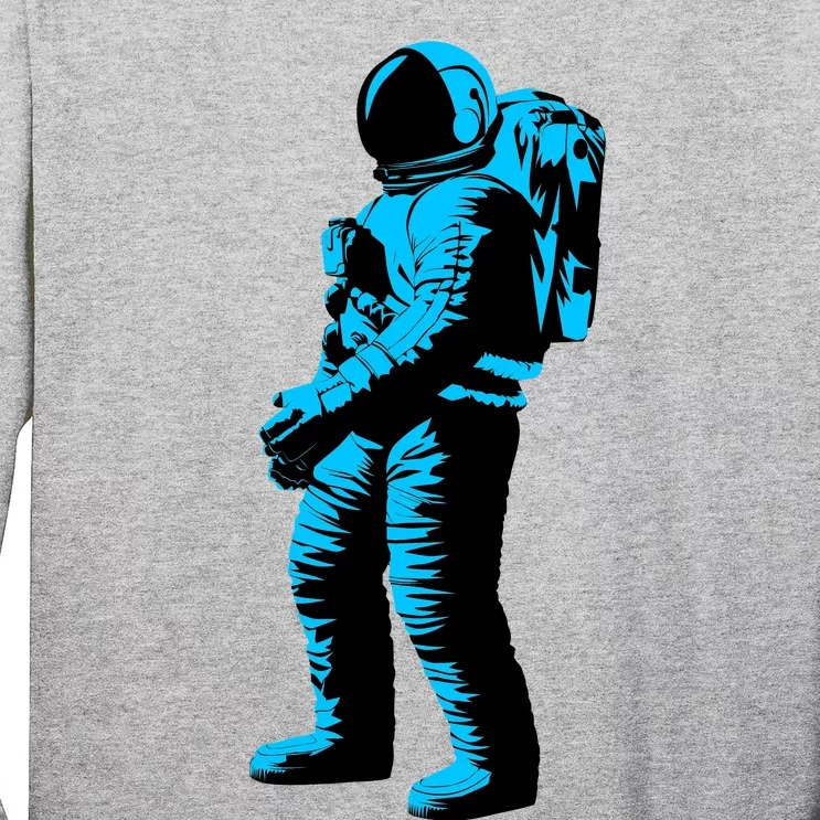 Cool Blue Astronaut Long Sleeve Shirt