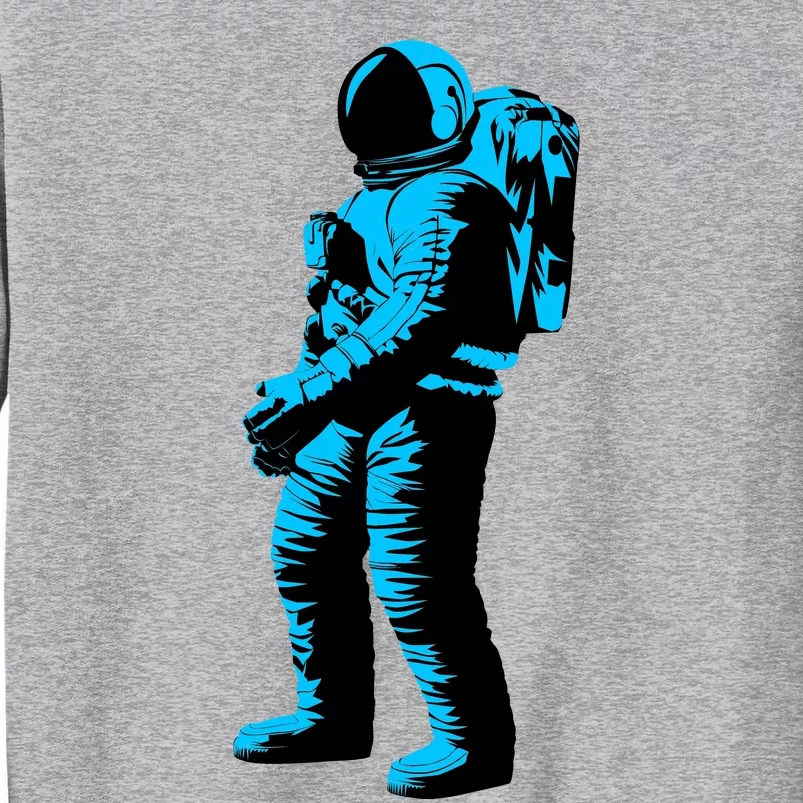 Cool Blue Astronaut Tall Sweatshirt