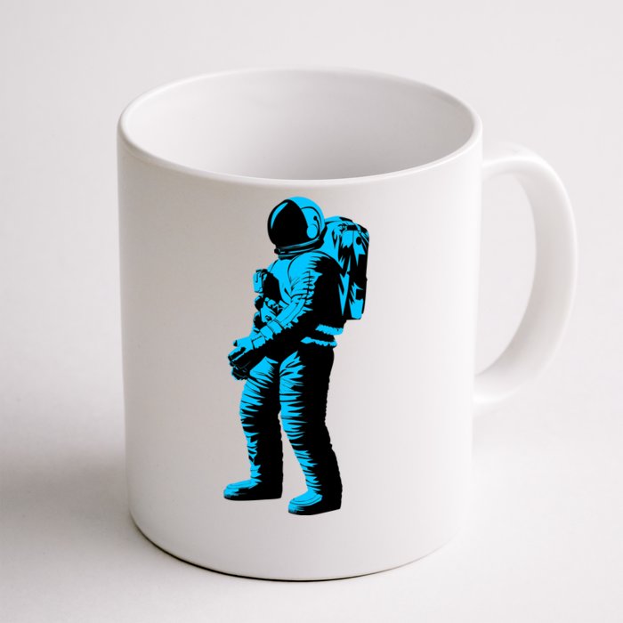 Cool Blue Astronaut Front & Back Coffee Mug