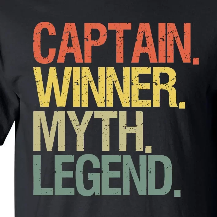 Captain Boat Airline Pilot Tall T-Shirt