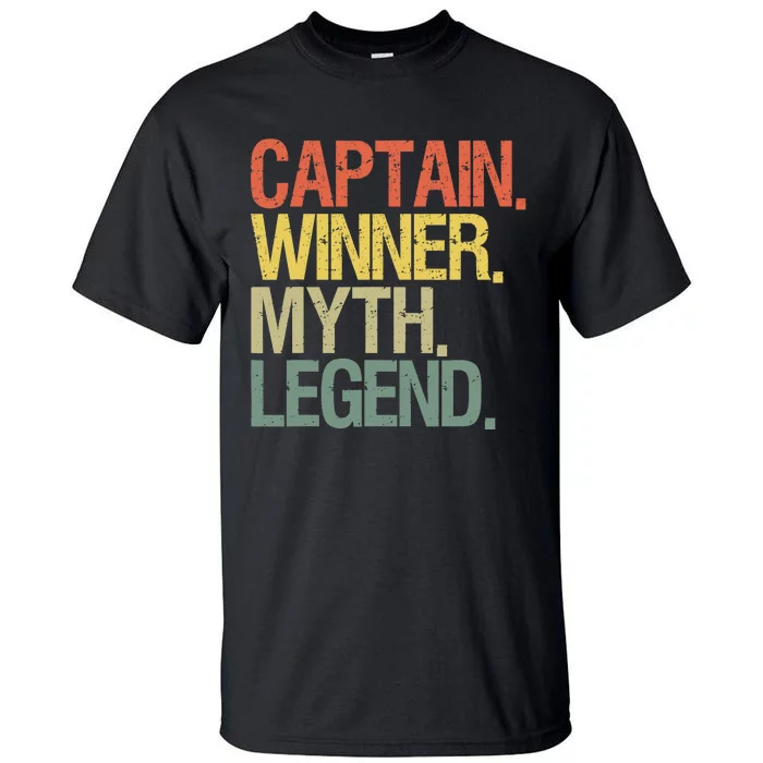 Captain Boat Airline Pilot Tall T-Shirt