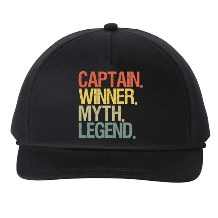 Captain Boat Airline Pilot Snapback Five-Panel Rope Hat