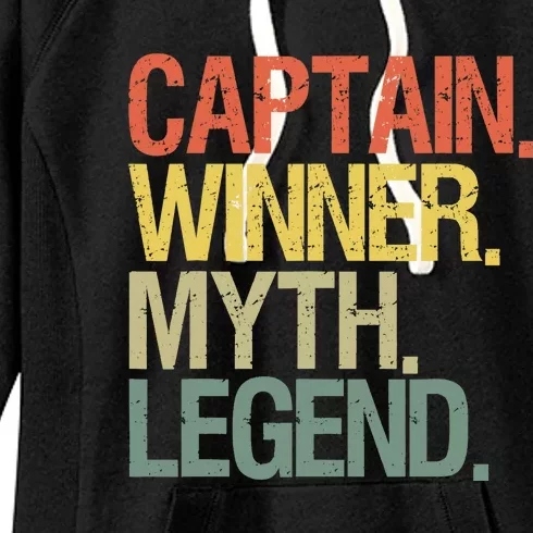 Captain Boat Airline Pilot Women's Fleece Hoodie