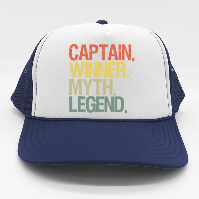 Captain Boat Airline Pilot Trucker Hat