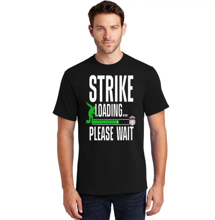 Cool Bowling Art For Bowler Bowling Player Tall T-Shirt