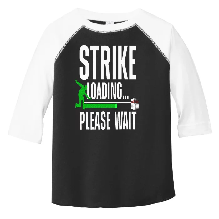 Cool Bowling Art For Bowler Bowling Player Toddler Fine Jersey T-Shirt