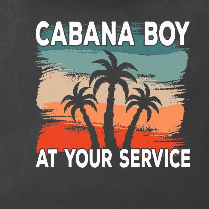 Cabana Boy at your service Pool Zip Tote Bag