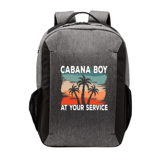 Cabana Boy at your service Pool Vector Backpack