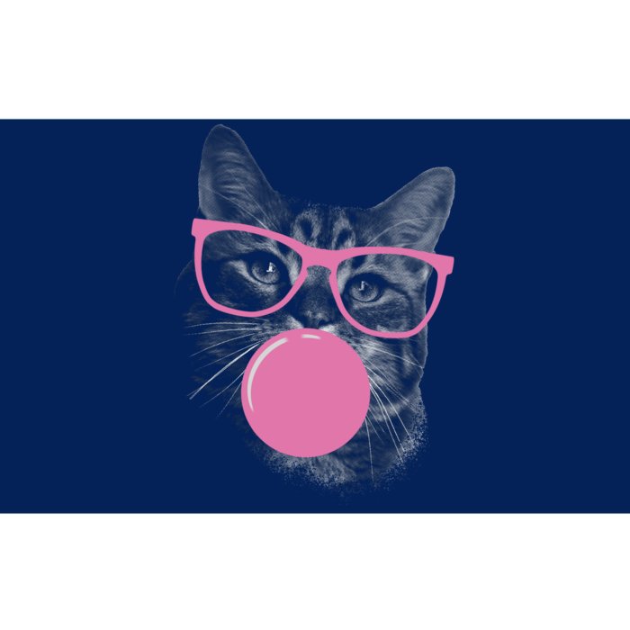 Cat Blowing Bubble Gum Bumper Sticker