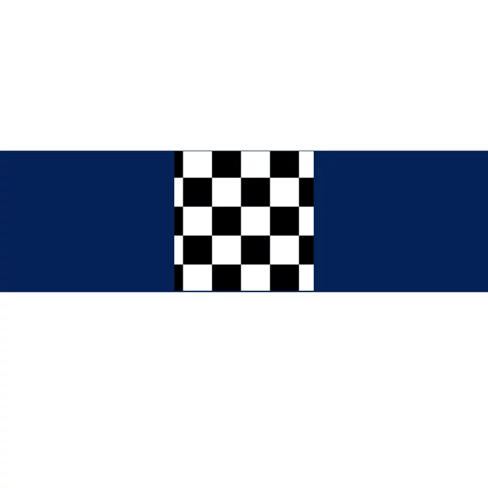 Chess Board Black And White Checkered Bumper Sticker