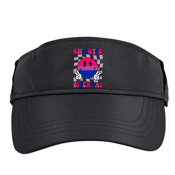 Chaotic Bisexual Bi Lgbt Bisexual Pride Adult Drive Performance Visor