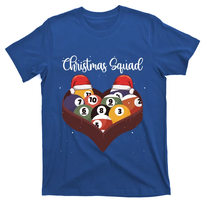 Christmas Billiard Ball Pool Player Christmas Billiards Gift T-Shirt