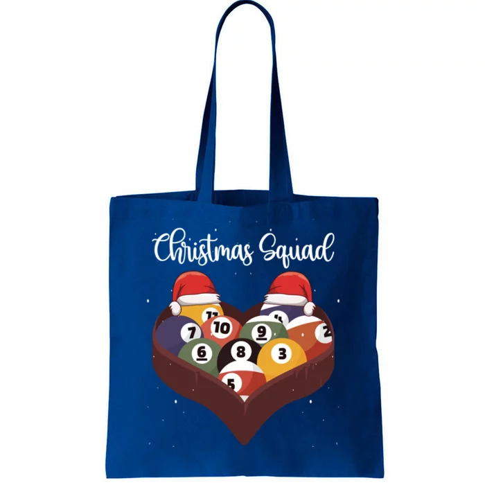 Christmas Billiard Ball Pool Player Christmas Billiards Gift Tote Bag