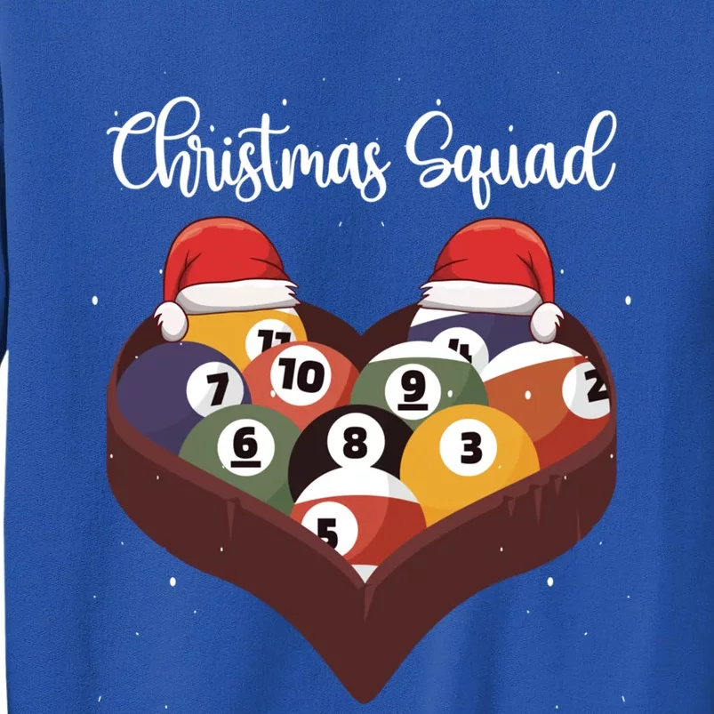 Christmas Billiard Ball Pool Player Christmas Billiards Gift Tall Sweatshirt