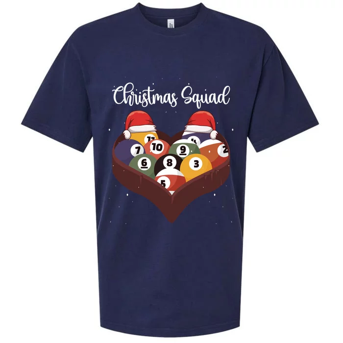 Christmas Billiard Ball Pool Player Christmas Billiards Gift Sueded Cloud Jersey T-Shirt