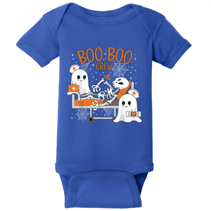 Cool Boo Boo Crew Ghost Doctor Paramedic Nurse Halloween Gift Baby Bodysuit