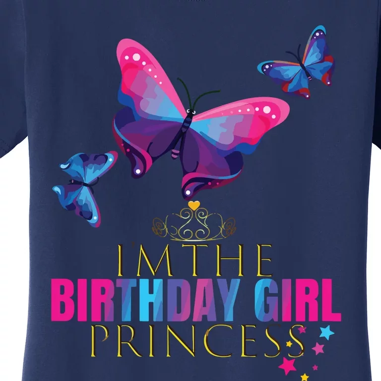 CUTE BUTTERFLY Birthday Princess Shirts Party Outfit Women's T-Shirt