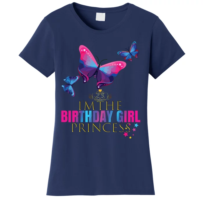 CUTE BUTTERFLY Birthday Princess Shirts Party Outfit Women's T-Shirt