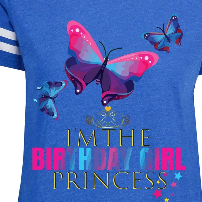 CUTE BUTTERFLY Birthday Princess Shirts Party Outfit Enza Ladies Jersey Football T-Shirt