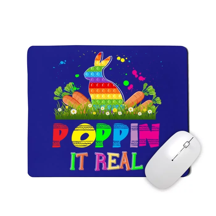 Cute Bunny Bubble Pop Easter Bunny For Easter Poppin It Real Gift Mousepad