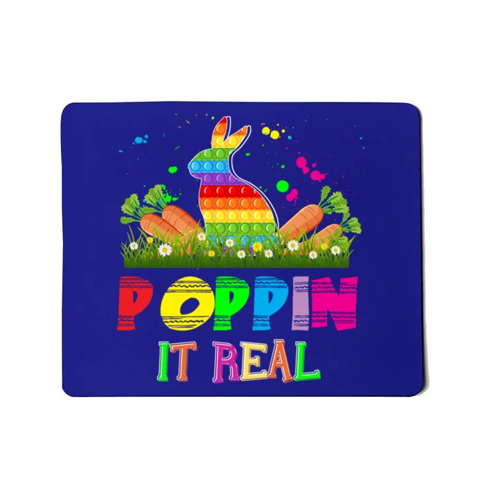 Cute Bunny Bubble Pop Easter Bunny For Easter Poppin It Real Gift Mousepad