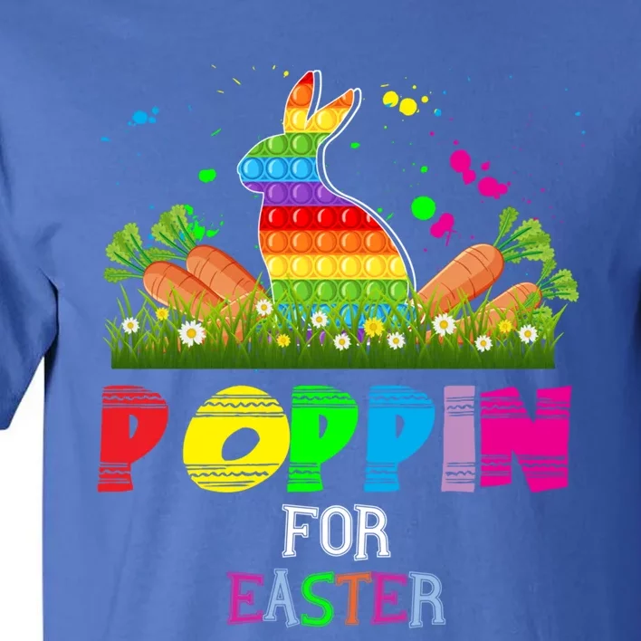 Cute Bunny Bubble Pop Easter Bunny Poppin For Easter Gift Tall T-Shirt